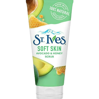 St Ives Soft Skin Avocado and Honey Scrub Facial Cleanser Scrub 170 ml -